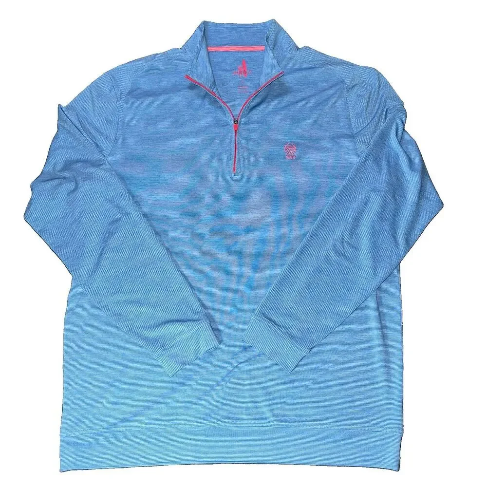 Johnnie-O Garden City Golf Club 1899 Thistle 1/4 Zip Pullover Large EUC
